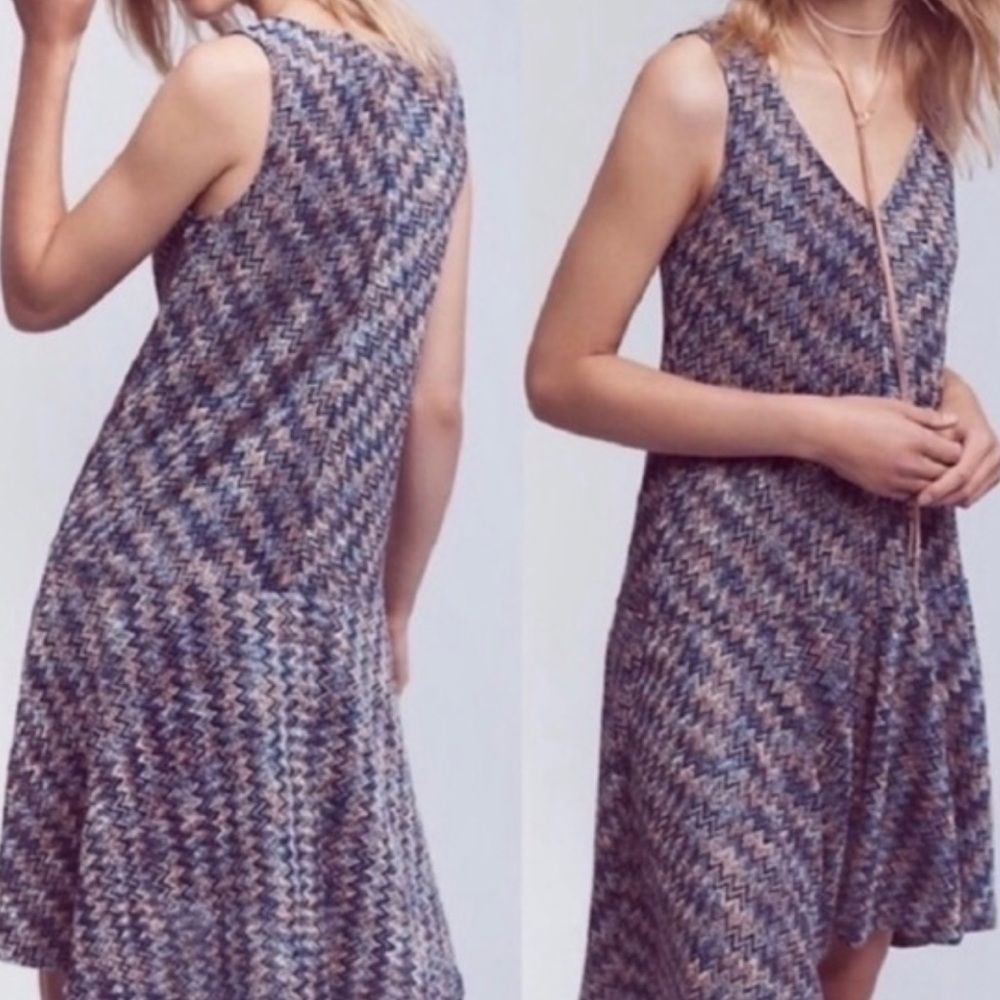 Maeve zig zag lace west water dress
